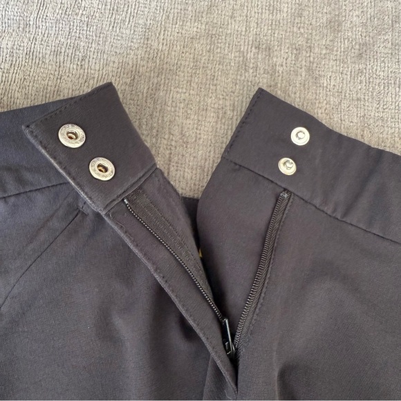 Lole Womens Black Travel Pants Sz 8 Nano Carbon Light Flare Leg UPF 50 Stretch - Picture 14 of 16